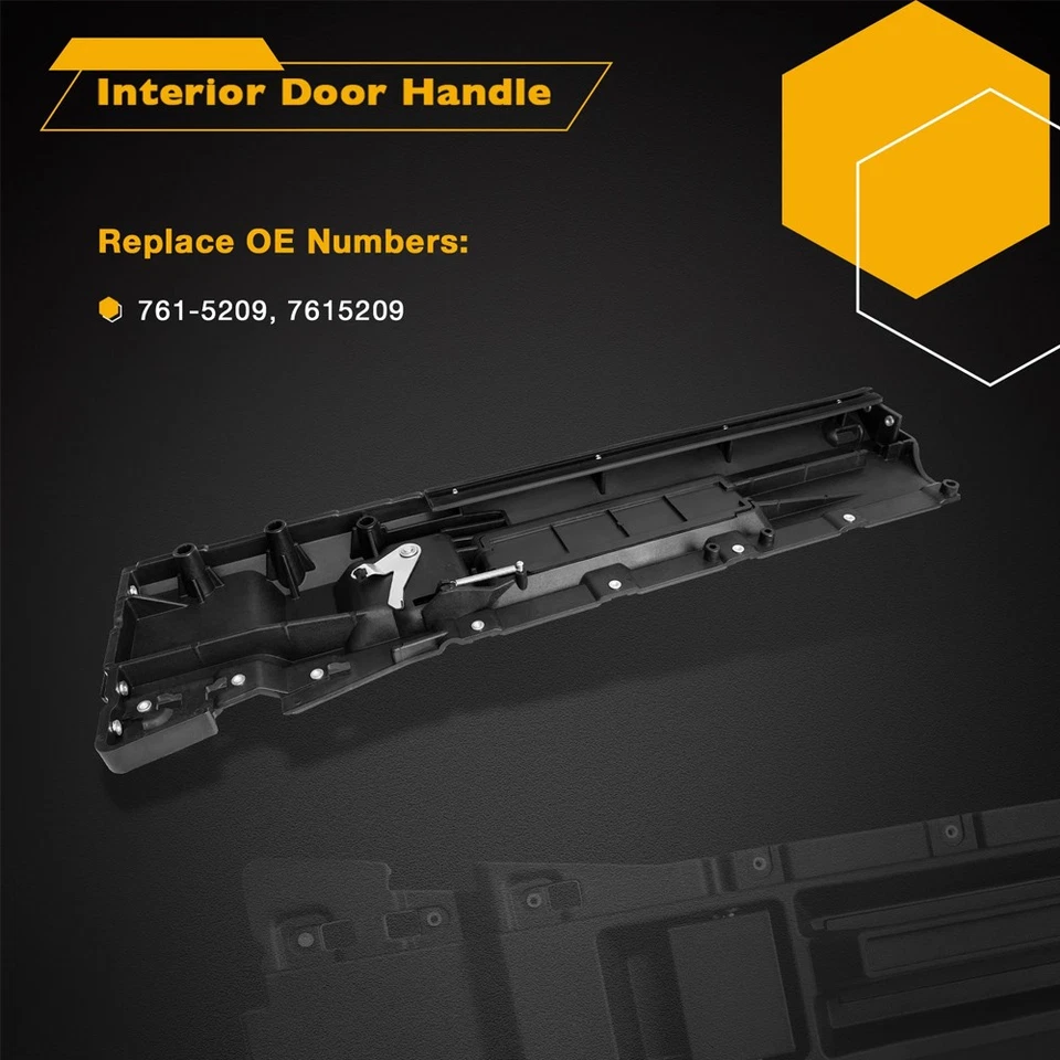 Interior Door Handle Front Left Driver Side For Freightliner FLD 112 120 7615209 - Image 3 of 4