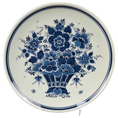 Wandteller Koninklijke Goedewaagen Blauw Delfts Blau