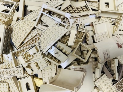 Lot Of 2 Pounds Lbs Lego Random Tan Parts Pieces Bricks Sorted Beige Toy