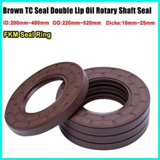 TC Oil Seal Double Lip Rotary Shaft Seal FKM Seal Ring Thick 10 25mm ID200-480mm