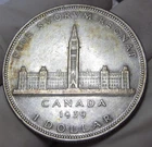 Canada 1939 $1 Silver Dollar
