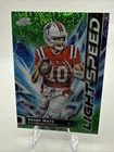 2025 Topps Cosmic Chrome Drake Maye Green Space Dust Refractor (RAW)