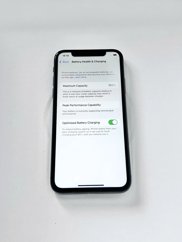 Apple iPhone X 256GB Space Grey Unlocked Pristine Screen 100% Battery Health - Image 3 of 4