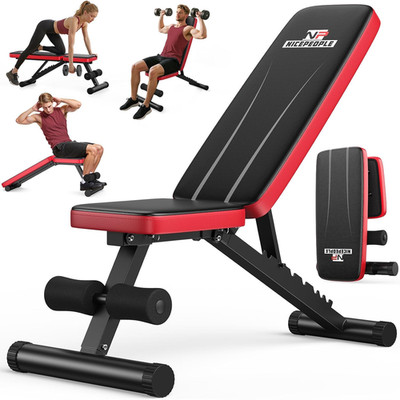 Adjustable Weight Bench for Home Gym, 660LBS Capacity Workout Bench with 8 Backr