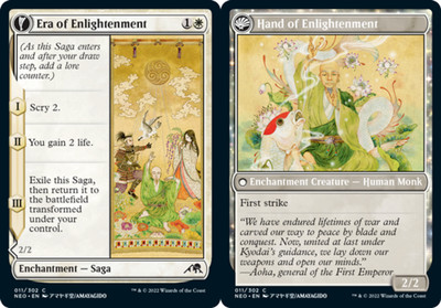 x1 Era of Enlightenment // Hand of Enlightenment - Kamigawa: Neon Dynasty - NM -