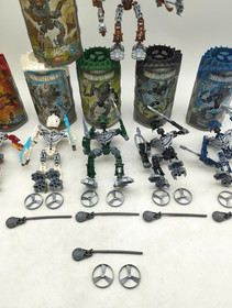 LEGO 8741 8740 8739 8737 8736 8738 Bionicle Bundle Original Box Toa Hordika GOOD