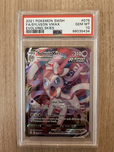 Sylveon VMAX graded PSA 10 for sale on eBay
