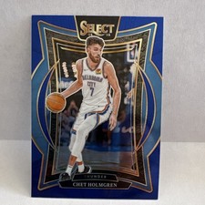 Panini Select 2024-25 Chet Holmgren #1 Oklahoma City Thunder NBA Blue Concourse