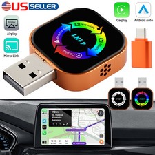 4 IN 1 Wireless CarPlay Android Auto USB Dongle Mirror Link Adapter Plug  Play