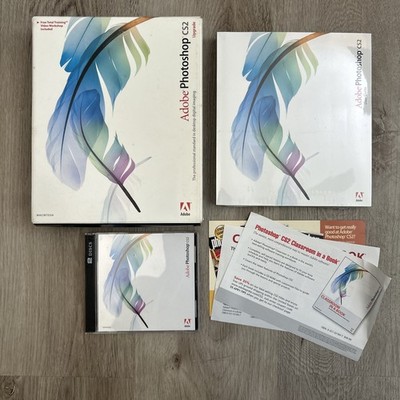 Adobe PhotoShop CS2 Upgrade Mac OS w/ Training Video & User Guide Mint Discs