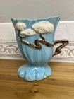 Roseville Ming Tree Blue 1949 Pottery Vase MCM