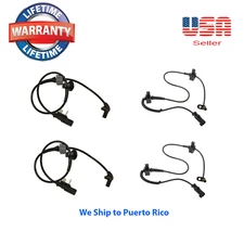 4 ABS Wheel Speed Sensor Front Rear Right & Left Fit Silverado 1500 Sierra 1500