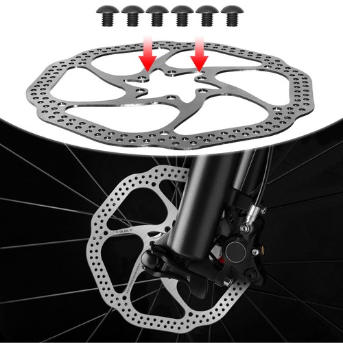 Bicycle Disc Brake Rotors 6 Bolt 160mm 180mm MTB/Mountain/Road Bike Front Rear - Picture 5 of 7