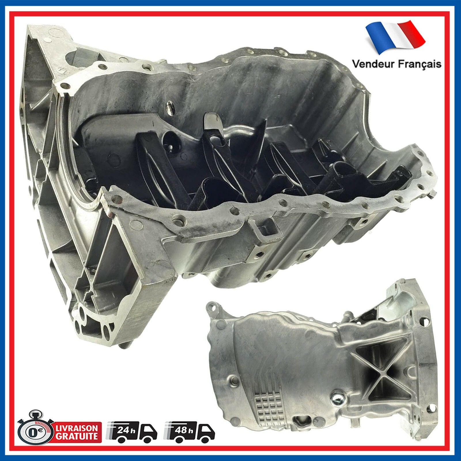 Carter de vidange d huile en acier pour moteurs 1.5 dCi Nissan et Renault