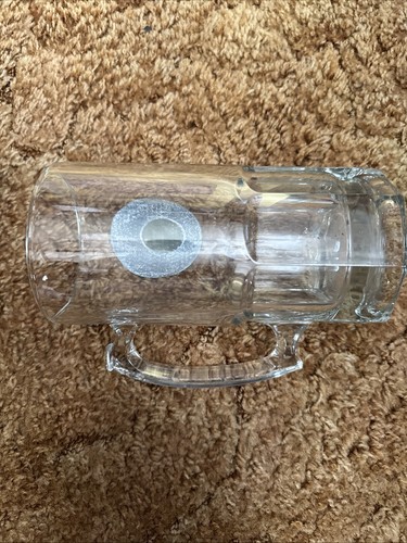 Pittsburgh STEELERS ☆Medallion☆ HUGE 32 oz King Size Heavy Glass Beer Stein Mug - Picture 5 of 7