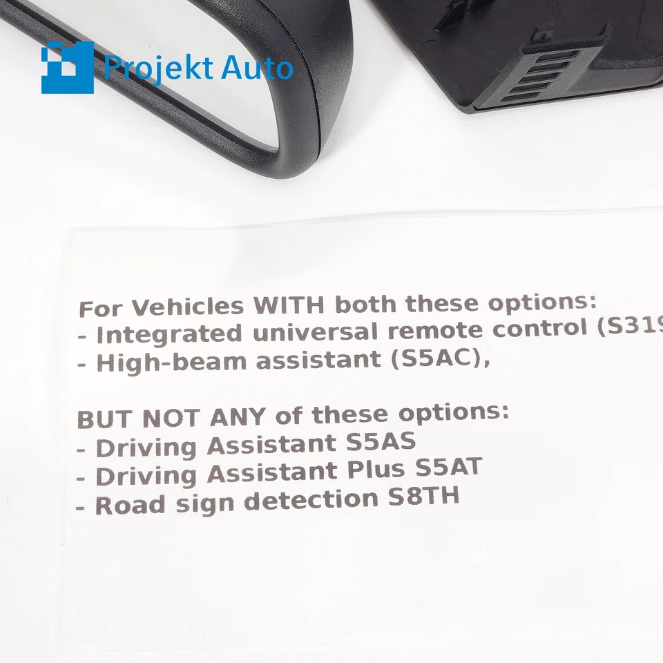 Espejo retrovisor automático 12-19 OEM BMW 9345380 F01 F02 F10 F13 F06 F12 Foto 2 de 4