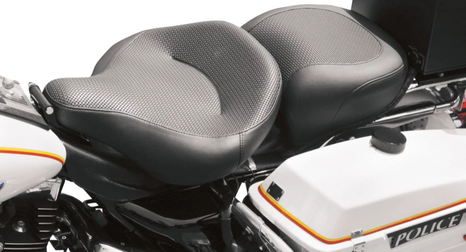 Asiento pasajero trasero texturizado Mustang 79436 Harley Touring 97-Up Foto 2 de 2