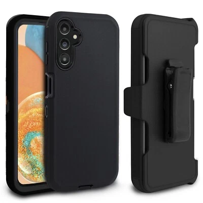 For Samsung A14 5G Case Heavy Duty Cover+Holster Belt Clip Fits Otterbox +Screen