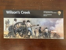 WILSON&rsquo;S CREEK National Battlefield Unigrid Brochure Map National Park NPS