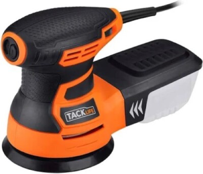 Tacklife Random Orbit Sander - Drywall Sander 5-Inch 3.0A with 12Pcs Sandpapers