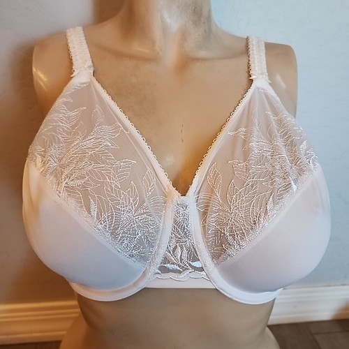 Olga Bra 38DDD White Underwire Unlined 35060 eBay