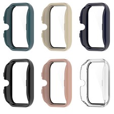 Tempered Glass Cover Hard PC Case Integrated Case For Amazfit GTS4 Mini