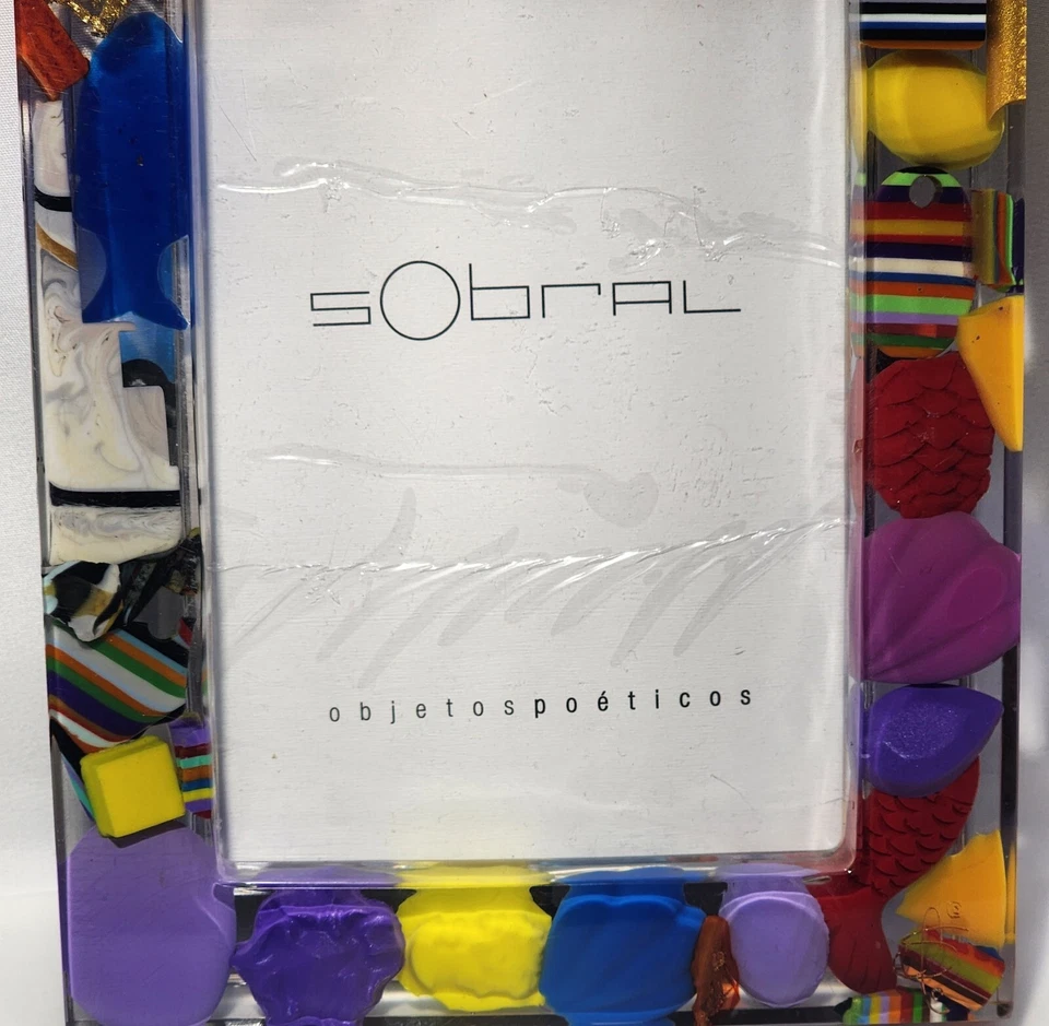 Marco de fotos SOBRAL Objetospoéticos Original Marco 4x6 Cautivador Tortugas Peces Foto 3 de 4