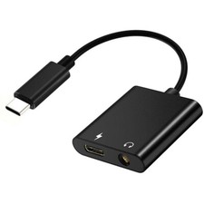 For Samsung Galaxy S20 S21 S22 USB-C Headphone Adapter Earphone 3.5mm Jack
