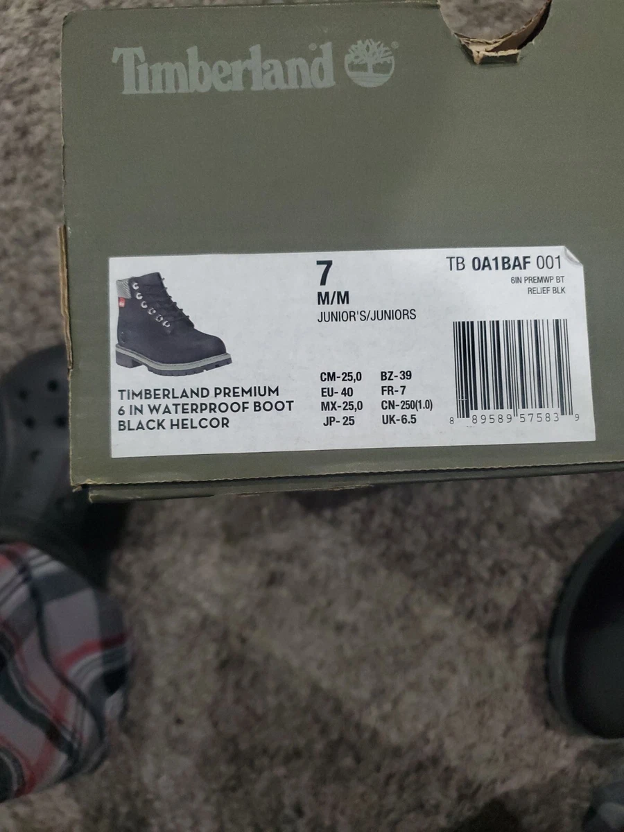 Timberland black 2025 relief helcor
