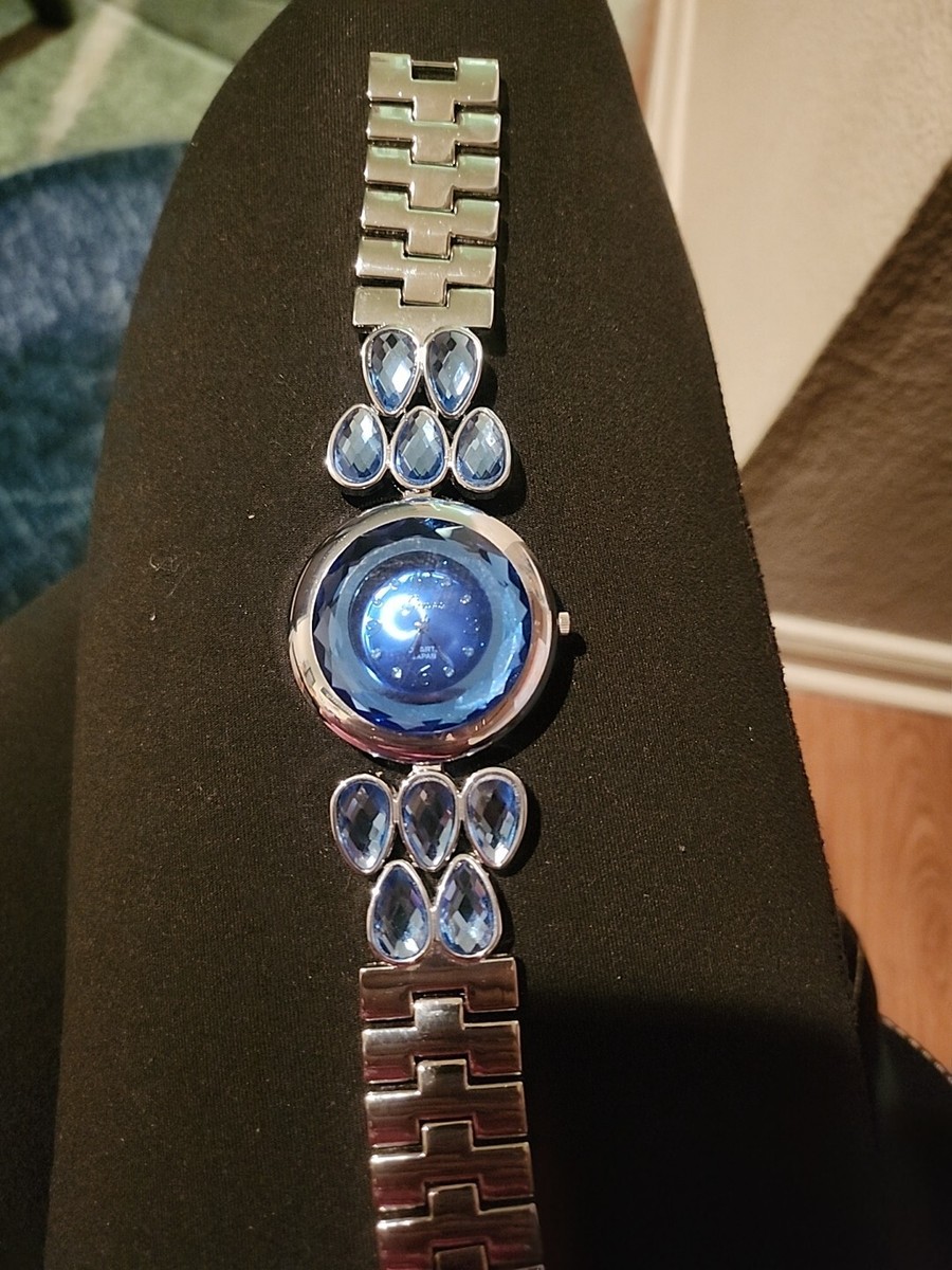Genoa 18K White Gold IP *Crystals Watch GV2 Genoa Diamond - Gevril main image 2