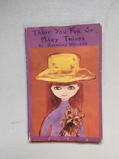 1968 Thank You For So Many Things Rosalind Welcher Panda Prints Illustrated