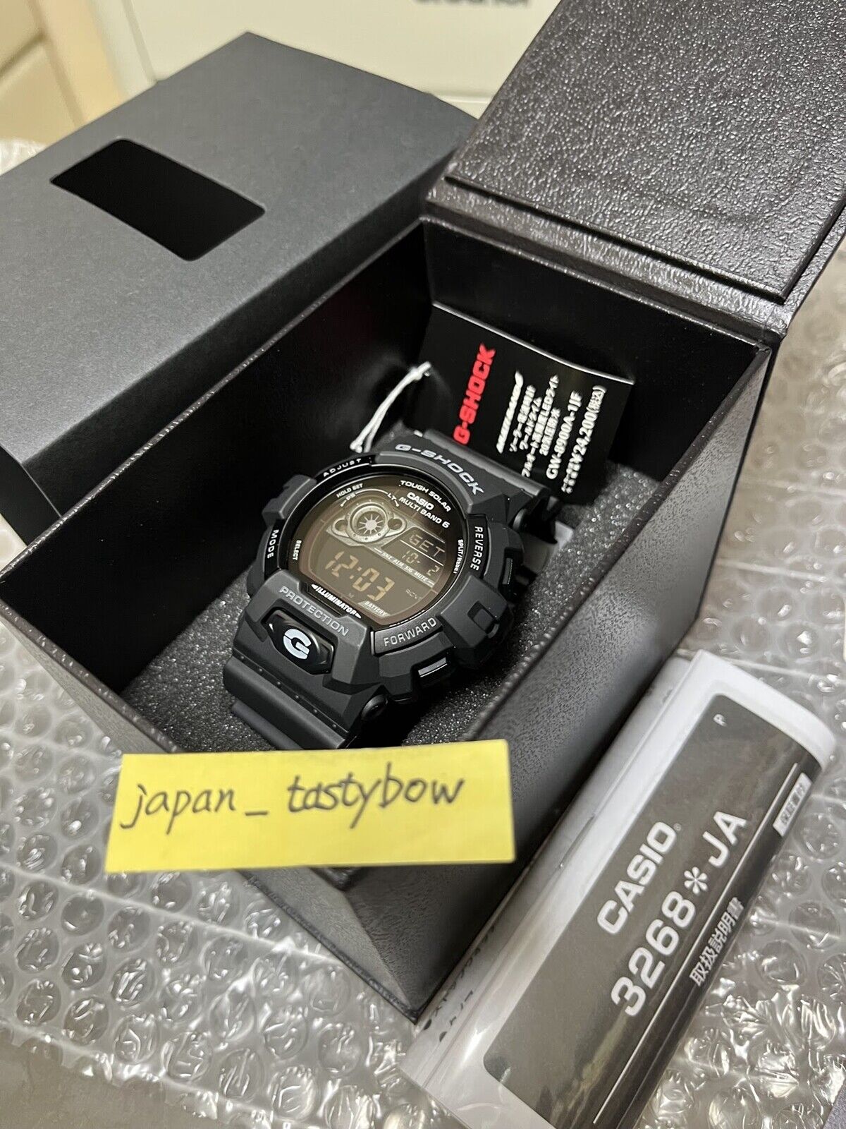 CASIO G-SHOCK GW-8900A-1JF Tough Solar Solar Radio Men's Watch New in Box