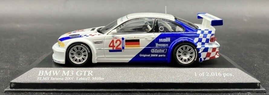 Minichamps 1/43 BMW M3 GTR ELMS Jarama 2001 Lehto/Muller Minichamps 1/43 BMW M3 GTR ELMS Jarama 2001 Lehto/Muller