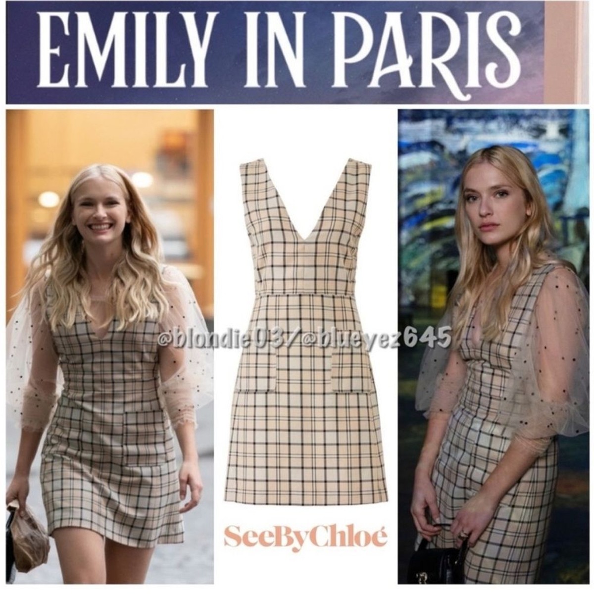 See by Chloe beige checkered dress FR 34/US2 | eBay See by Chloe beige checkered dress FR 34/US2 | eBay