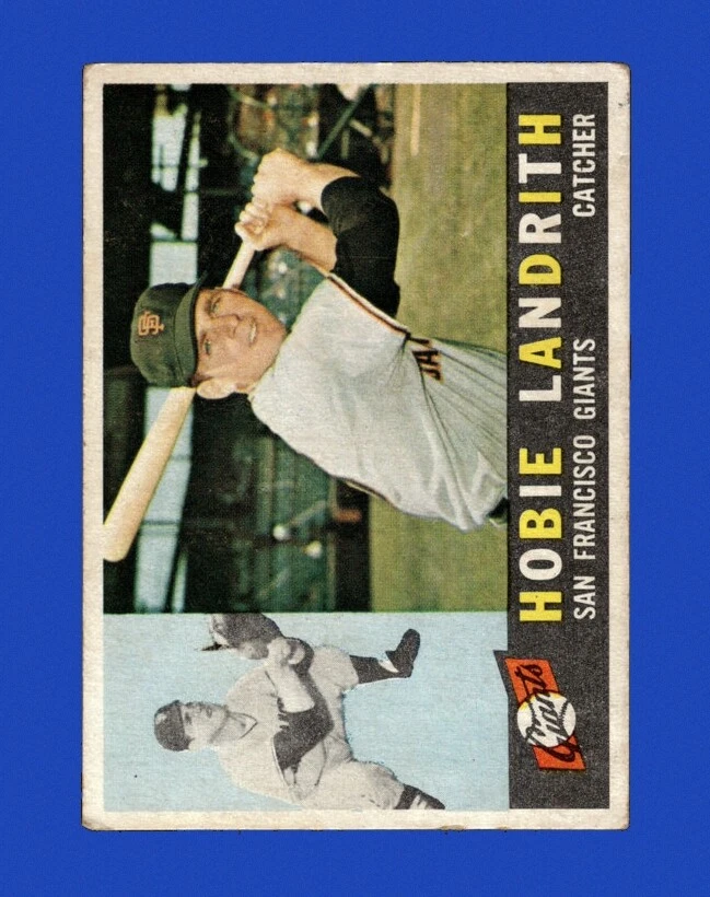 1960 Topps Venezuelan Set-Break # 42 Hobie Landrith VG-VGEX (crease) *GMCARDS*