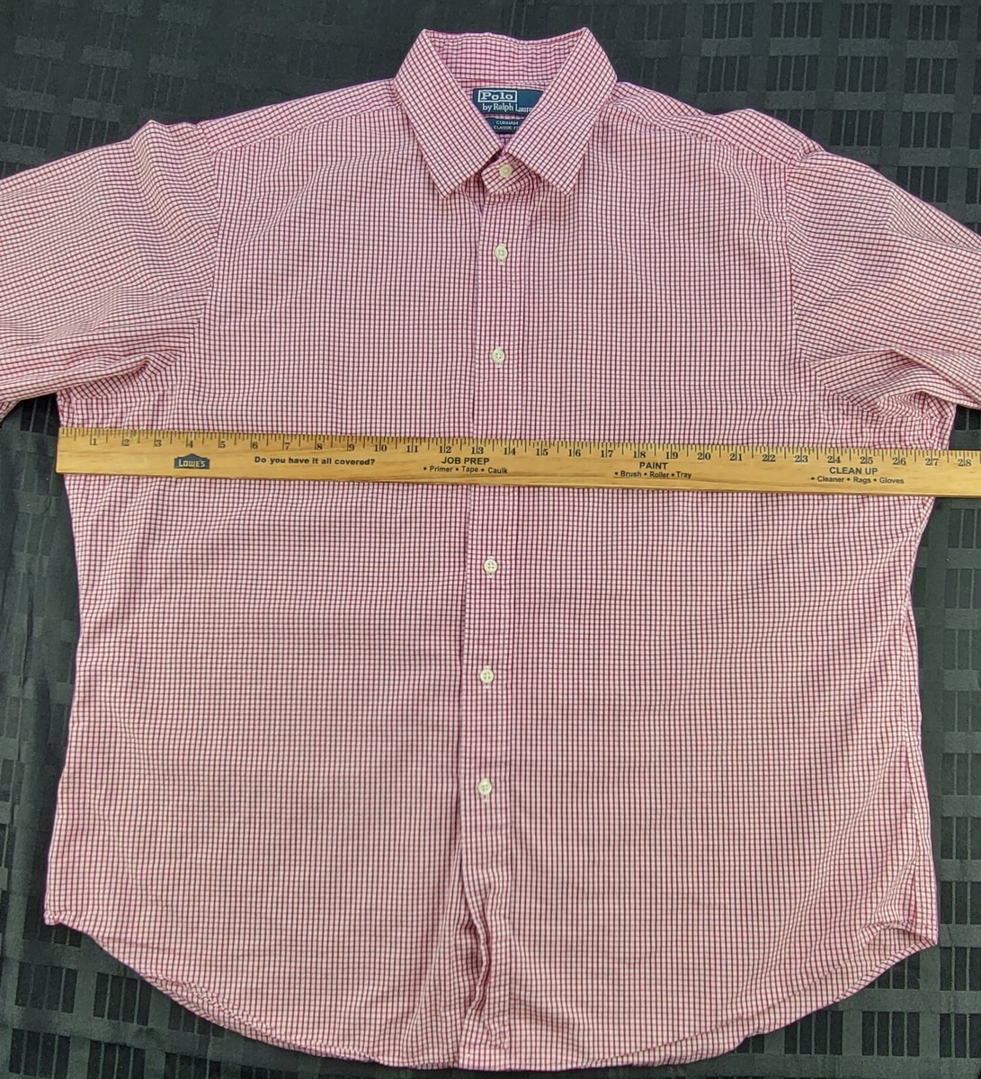 Men's Vintage 17.5 Polo Ralph Lauren Curham Classic Fit Button Up Shirt