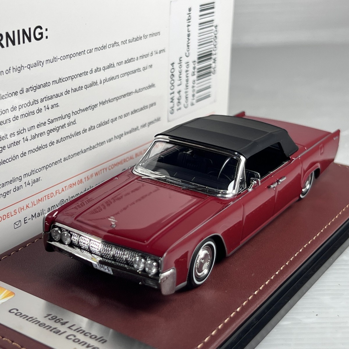 1/43 Stamp GLM GLM100904 Lincoln Continental Convertible Closed