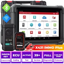 Launch X431 IMMO PLUS PAD V II+ OBD2 Car Diagnostic Tool Scanner Key Programming