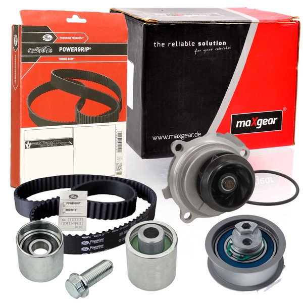 Gates 5604XS Zahnriemen + Rollen Satz Wapu FüR Audi Seat Skoda Octavia VW EOS-image
