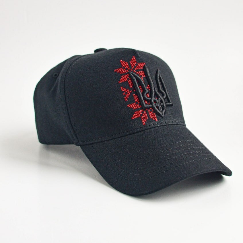 Baseball cap with embroidered-image