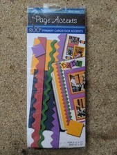 Westrim Crafts PRIMARY Page Accents Scrapbooking Frames Borders Tags Vintage 300