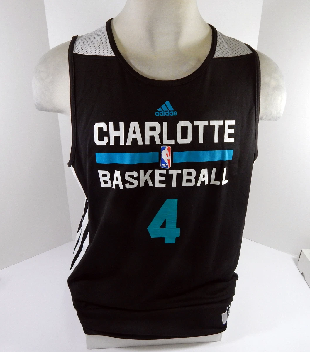 2013-14 Charlotte Hornets Jackson #4 Game Issued Black Practice