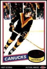 1980 Topps #177 Lars Lindgren Canucks RC 7 - NM