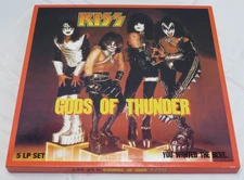 KISS GODS OF THUNDER 5LP COLORED VINYL RECORD BOX SET LIMITED EDITION #9 OF 100