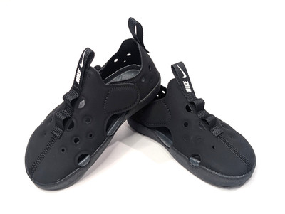 Nike Sunray Protect 4 (TD) Black/White Toddler Boy's Sandals-Assorted Sizes NWB