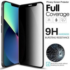 Privacy For iPhone 17 16 15 14 13 12 11 Pro Max Anti-Spy Screen Protector Glass