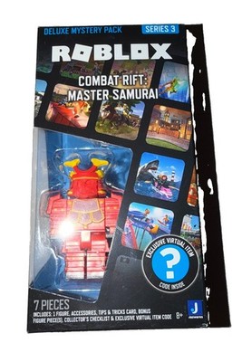 ROBL0X Series 3 MASTER SAMURAI Figure With Token Item - SEALED New