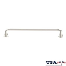 Satin Nickel Bathroom Hardware Set Towel Bar Ring Toilet Paper Holder 3-Piece US