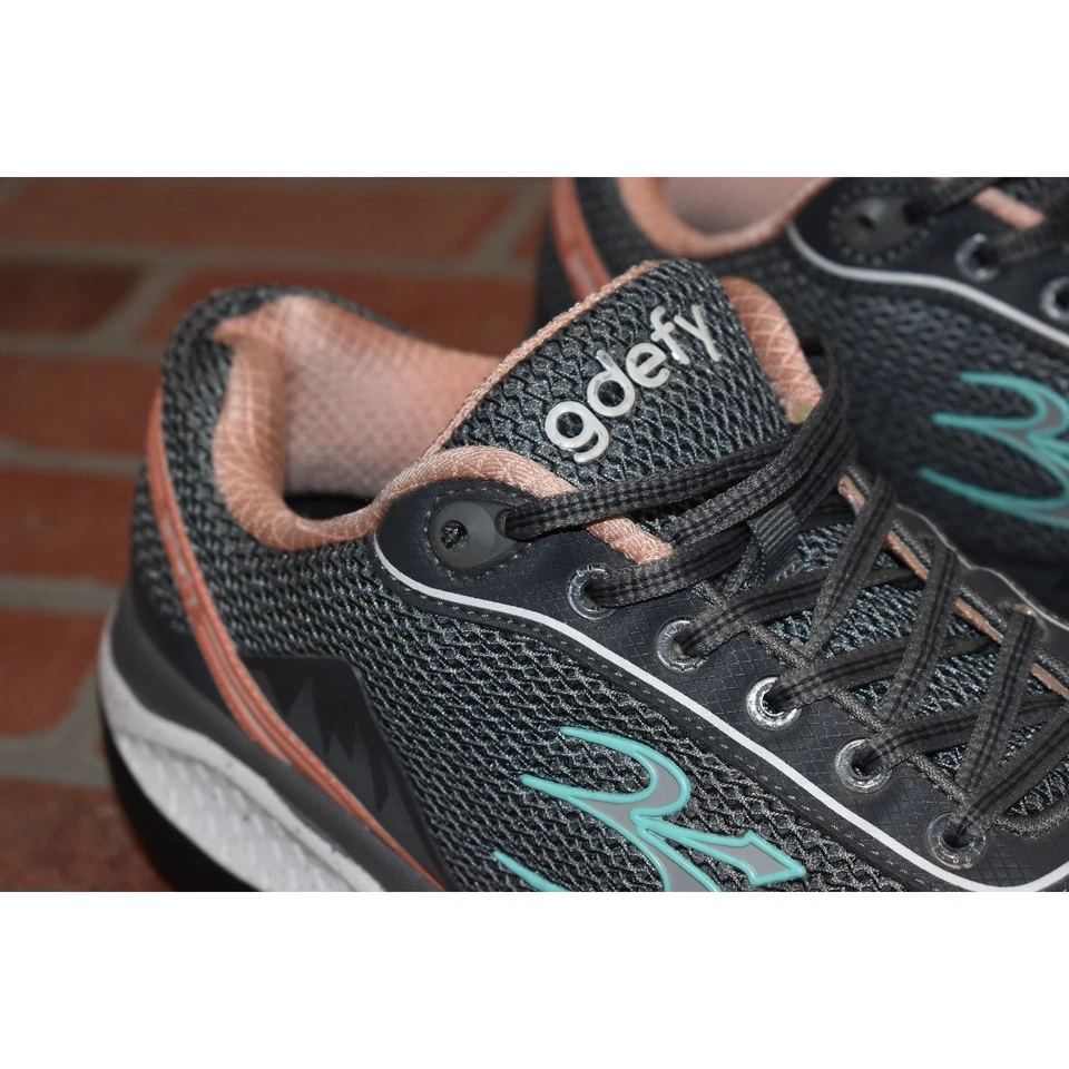 Gravity Defyer Mujer Talla 10.5 GDEFY Mighty Walk Gris Atletismo Caminar Zapatos Foto 2 de 4