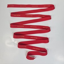 Louis Vuitton Red Ribbon 1  Wide 3.25 Yards Gift Wrap Craft Display